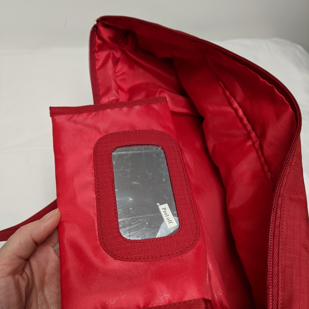 Frommer's Red Shoulder tote - Picture 6 of 6